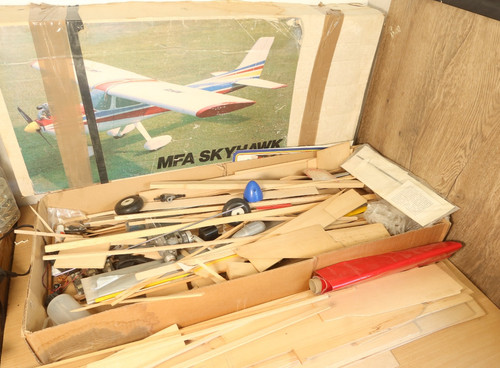 Vintage plane model kit - plane,