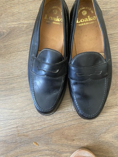 Loake brogues black leather - loake,