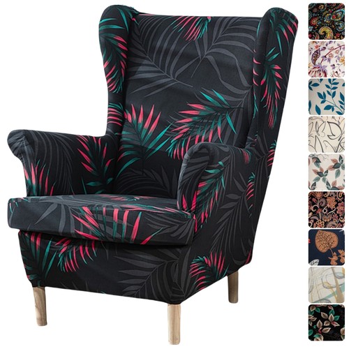 Wingback chair slip cover - chair,