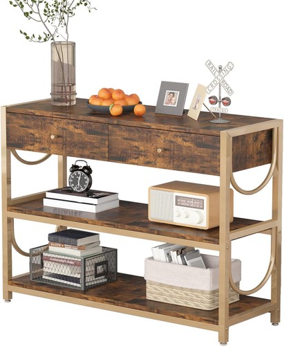 Console table with drawers - table,