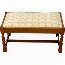 Antique oak upholstered - antique,