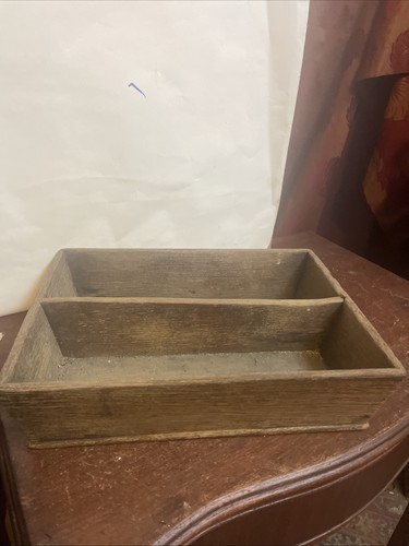 Antique cutlery tray box - antique,