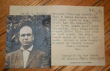 WANTED FLYER Typed w/ ORIG