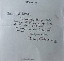 Rare david attenborough hand - david,