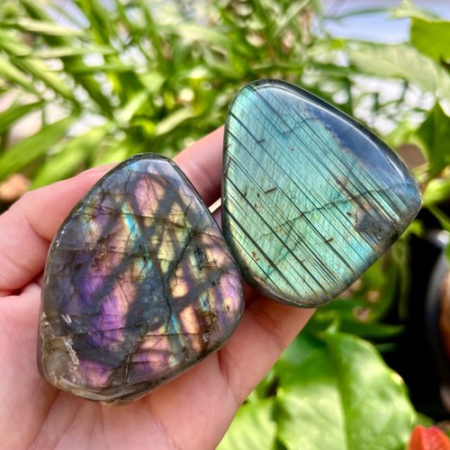 Labradorite tomb stone - stone, crystal