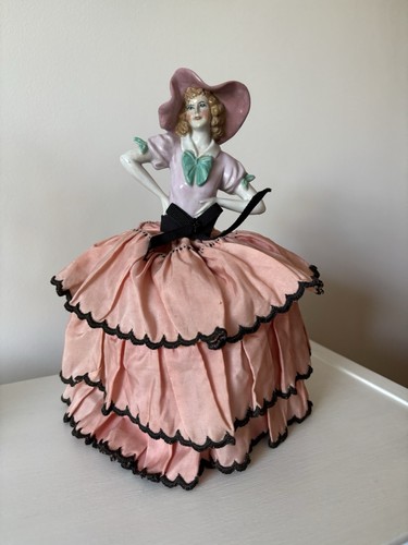 Antique half pin doll - doll, in