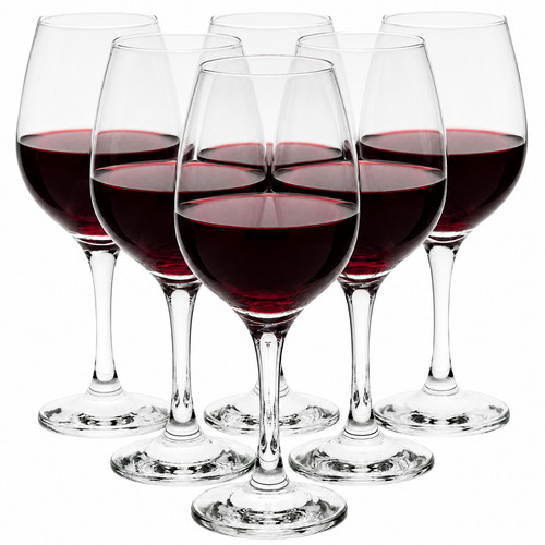 Set stemmed wine glasses - 6,