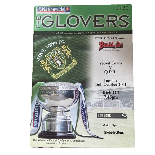 2001 yeovil town queens - town, v.