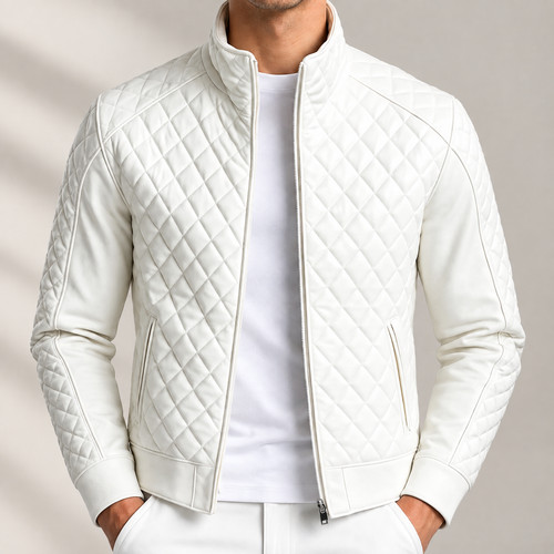Men genuine lambskin leather - men's,