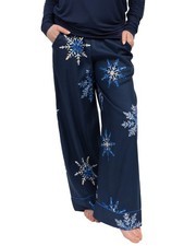 Cyberjammies Frosty Pyjama Bottoms Wide Leg Womens Comfortable Nightwear 5131