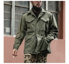 Bronson Retro Men's US Army M-51 Field Jacket Military Uniform M51 Windbreaker