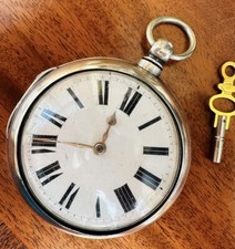 1847 Pair Cased Verge Fusee