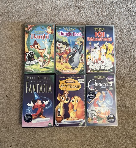 Disney vhs videos - 6,