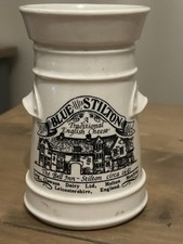 Vintage Long Clawson Dairy Blue Stilton Ceramic Cheese Pot London Pottery Rare