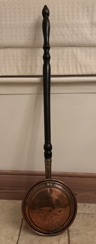 Antique victorian warming pan - antique,
