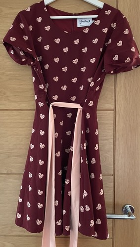 Harkel hearts print flared