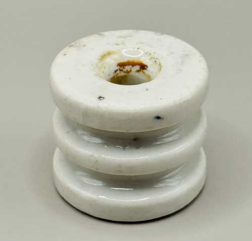 Antique white porcelain - antique, ribbed