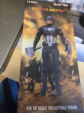 Empire Toys 1/6 12" Marvel Captain America Civil War Steve Rogers Statue Figure