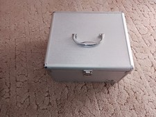 300 Aluminium CD DVD Blu Ray Disc Storage Flight Carry Case Box Silver