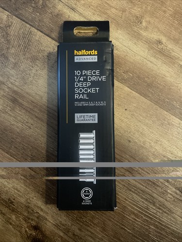 Halfords 10pcs drive set - halfords,