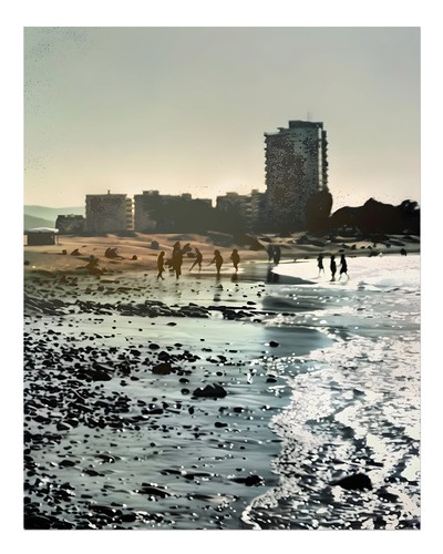 Urban beach scene - urban,