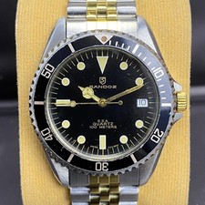 Rare Sandoz Diver Quartz Dial