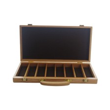 Wood Poker Chip Case, Walnut