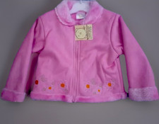 Girls Pink Winter Faux Suede