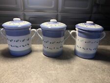 3 x HABITAT RARE VINTAGE BLUE