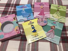  My Favourite Disney Princess Tales Read-Along-story books for kids x 5 with CD