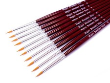 Major Brushes Orange Round