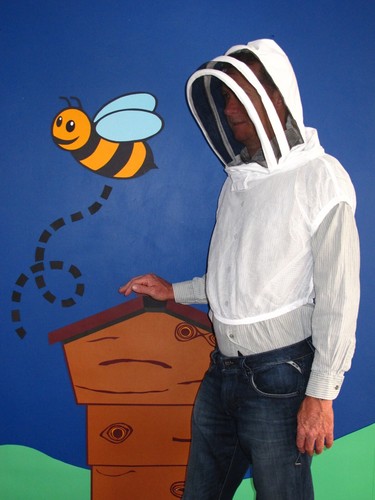 Beekeeping vest fencing veil - vest, &