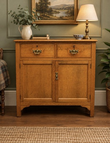 Antique oak sideboard - antique, cupboard