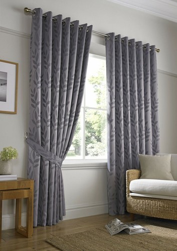 Pair eyelet curtains - pair, of
