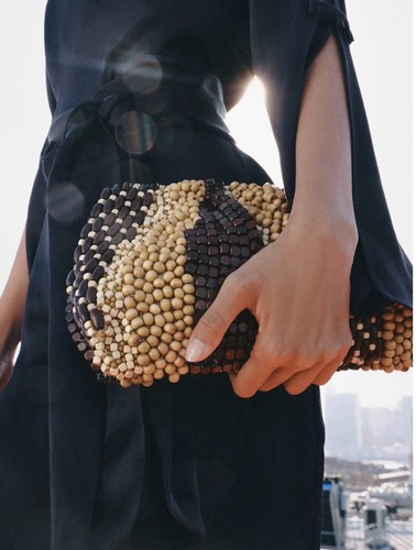 Zara beaded pouch bag - zara,