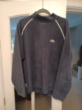 Umbro Men's Blue Fleece Sweatshirt Pullover Retro 90s Vintage, Size Medium
