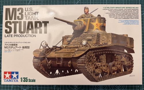 Tamiya 35360 light - tank, m3