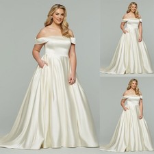 Satin Wedding Dresses with