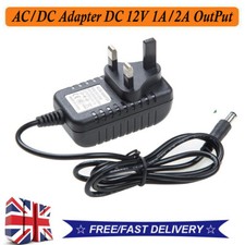 12V 1A/2A/3A DC UK Plug Power Supply Adaptor Transformer for LED Strips UK