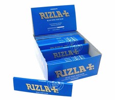 Rizla Thin Blue King Size Slim Rolling  Papers  50 Booklets -Sealed Box