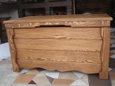 Wooden Blanket Box Coffee