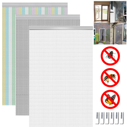 Aluminium door fly screen - door,