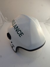 Pacific F7A Ambulance Firemans Helmet White With Visor - Paramedic Emergency 