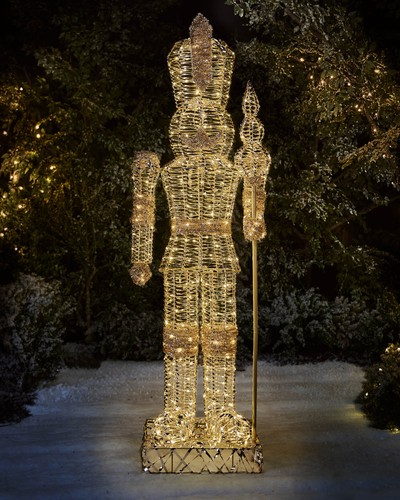 5ft pre lit gold - 6.5ft, christmas