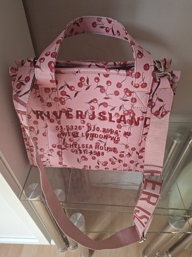 River island pink - river, tote