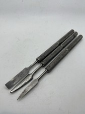 Set Of 3 Vintage Moore & Wright Bearing Scrapers