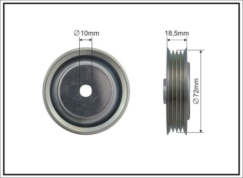Caffaro 378 idler guide - 378-99, idler/guide