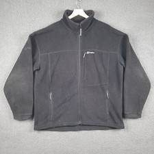 BERGHAUS Jacket Mens 2XL Black Fleece Thermal Pro Polartec Thick Outdoor