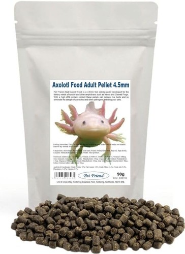 Axolotl food balance - balance, pellet