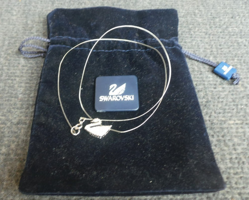 Swarovski swan necklace with - swarovski,